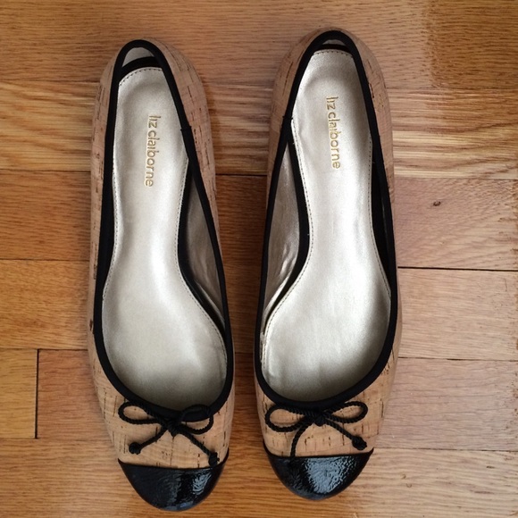 Bamboo and Patent Leather Style Flat