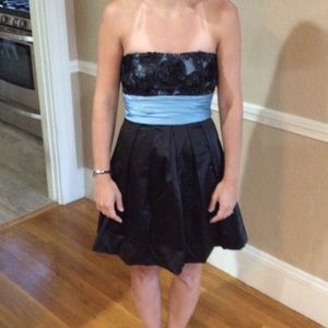 Strapless cocktail dress