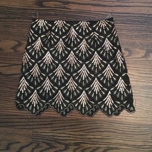 Francesca's sequin skirt