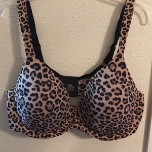 Animal print bra