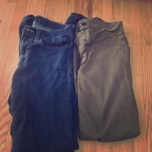 TWO pairs of jeans