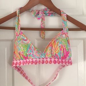 Lilly Pulitzer Halter Bikini Top