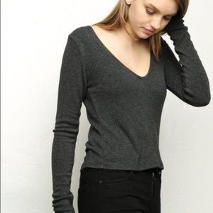 Brandy Melville Grey Long Sleeve
