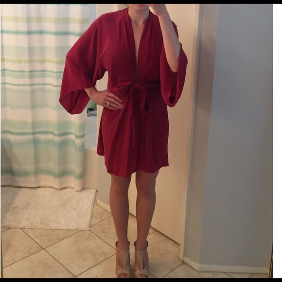 Silk kimono style dress