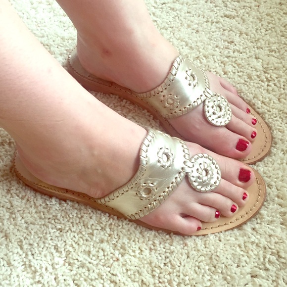Platinum Jack Rogers Size 10, lightly used