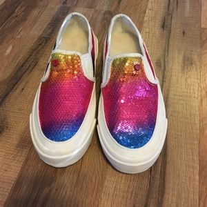 UGG sequin rainbow sneakers