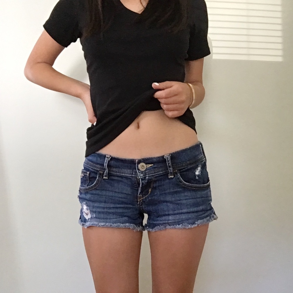 Hollister Low-Rise Booty Shorts