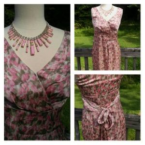 Talbots floral print dress