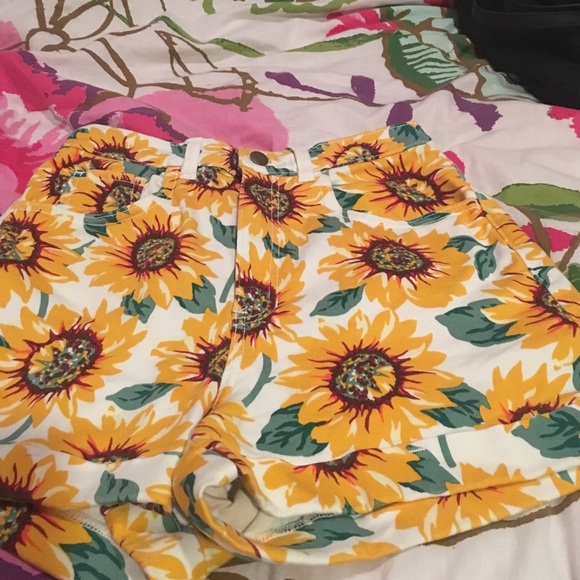 Sunflower high waisted shorts