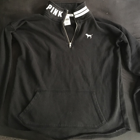 Pink half zip