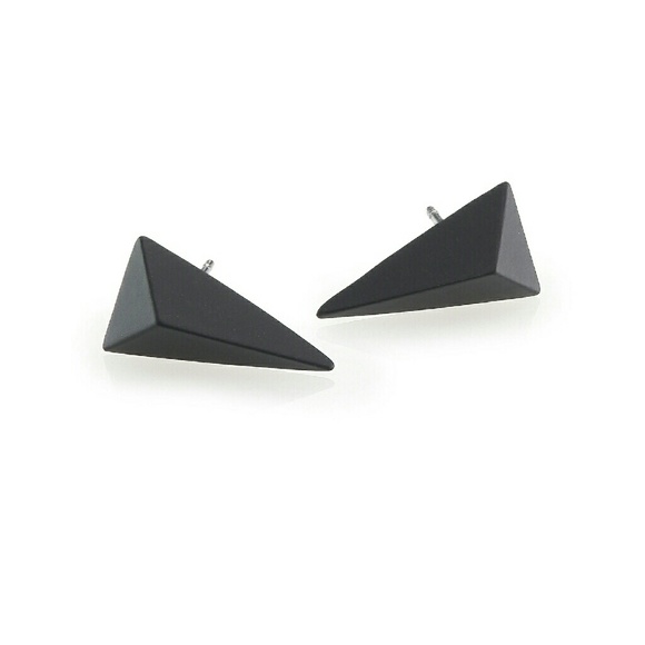 Alexis Bitter pyramid stud earrings - Picture 2 of 3
