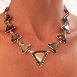 Statement triangle necklace