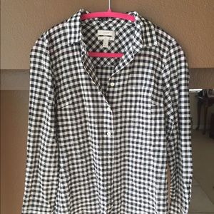 J. Crew plaid button down