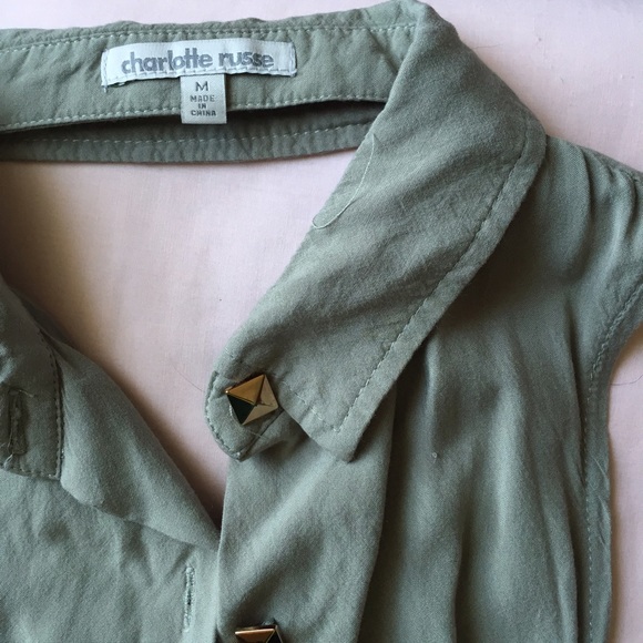 Green Open Back Dress - Picture 2 of 3