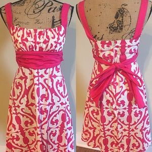 Pink+White B. Darlin Dress
