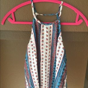 High neck casual top