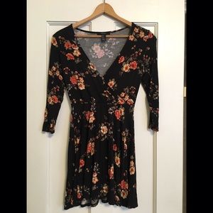 Floral V-Neck Dress