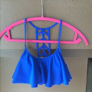 Blue swimsuit