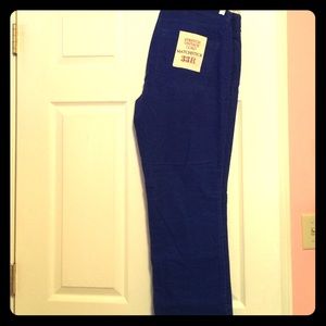 Size 33R JCrew Blue corduroy pant