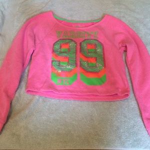 Crop top sweatshirt
