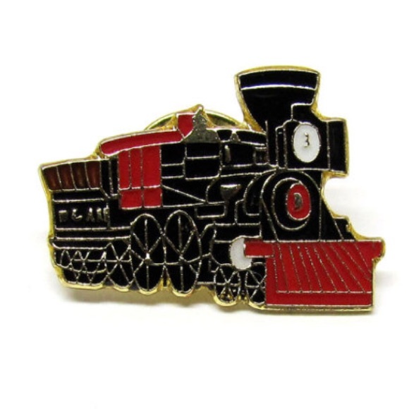🚂 Locomotive Train Pin