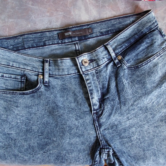 Levi's Acid Wash Skinny Jeans (Sz 11)