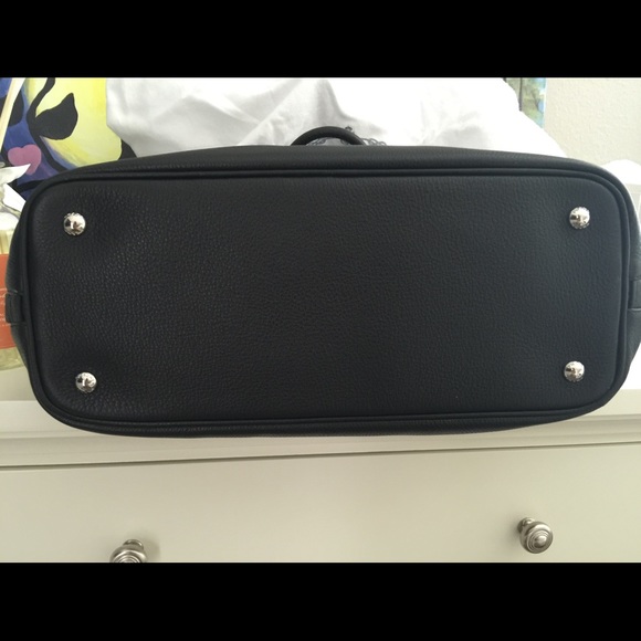 Prada Grained Vitello Daino black Leather Tote - Picture 4 of 4