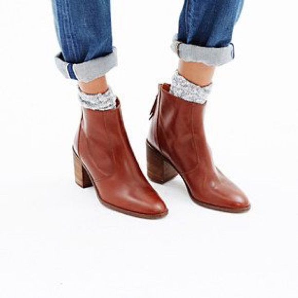 Madewell Ames Leather Ankle Boots