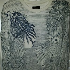 Zara Sweater with Embroidered leaves