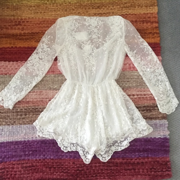 Zimmermann Roza silk veil playsuit - Picture 2 of 4