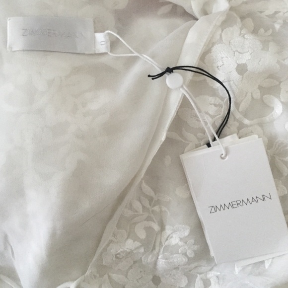 Zimmermann Roza silk veil playsuit - Picture 3 of 4