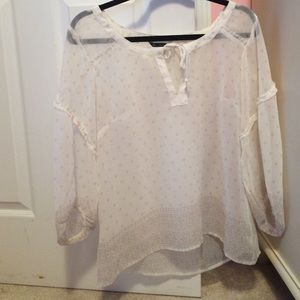 American Eagle sheer 3/4length top
