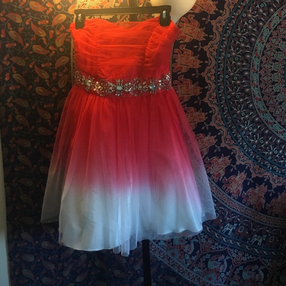 Pink ombré homecoming dress - Picture 1 of 3