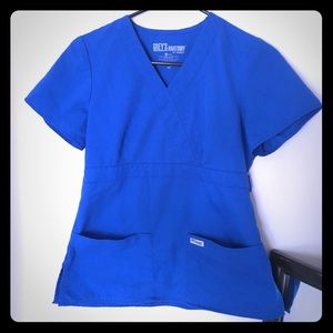Greys anatomy scrub top XS