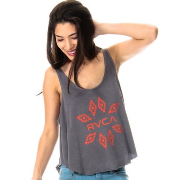 RVCA Grey Tank Top