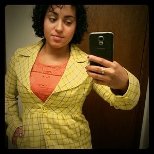 Susina yellow vintage style jacket