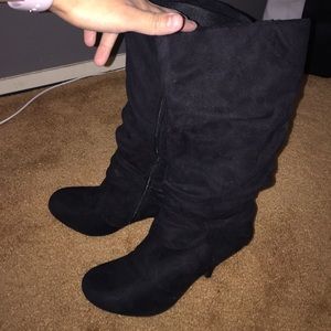 Charlotte Russe suede boots