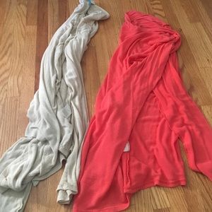 TWO SWEATERS (CARDIGANS)