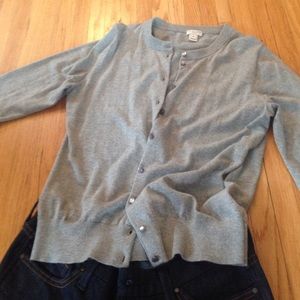 Jcrew gray cardi