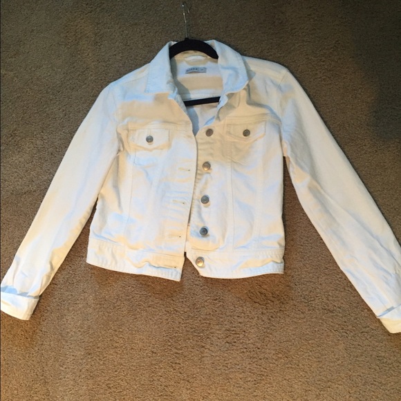 White denim jacket from Gap