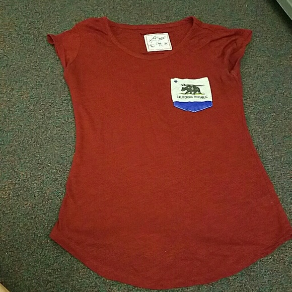 BURGUNDY CALI REPUBLIC SHIRT