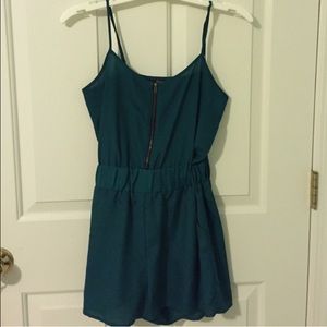 Deep Green Romper