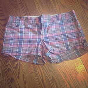 American Eagle Plaid Shorts