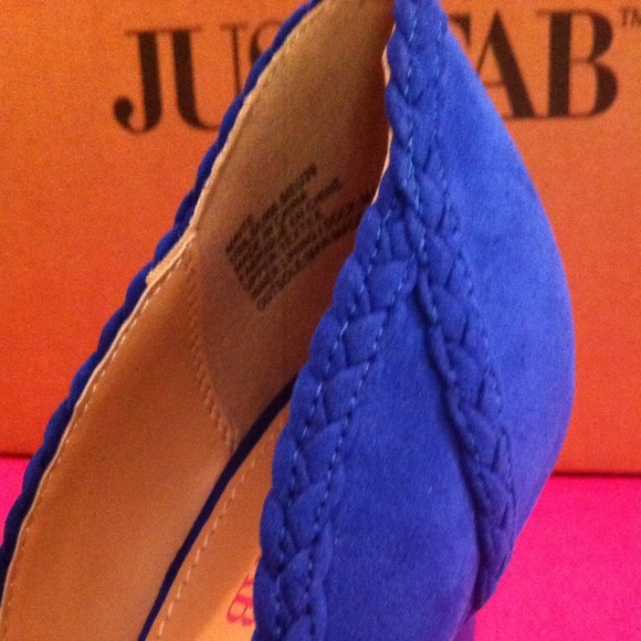 SOLD!!!Royal Blue Stiletto Heels by JustFab - Picture 4 of 4
