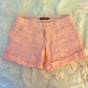 Light pink Anthropologie shorts