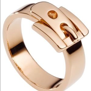 Rose Gold Michael Kors Buckle Ring 6