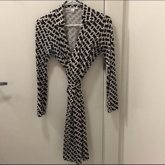 Diane Von Furstenburg New Jeanne Two Wrap Dress