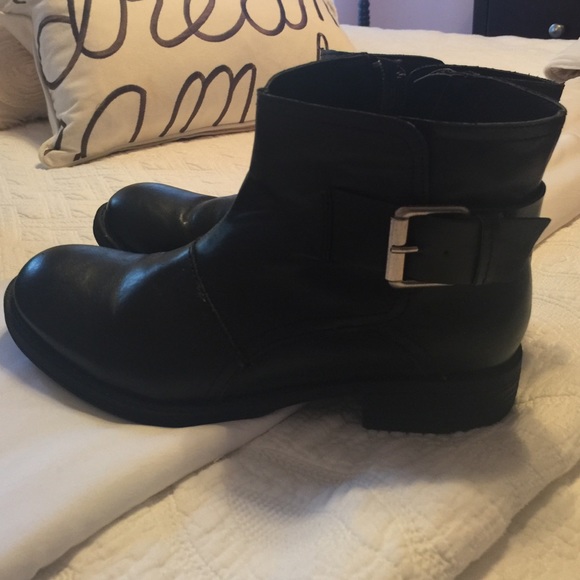 Black ankle boots