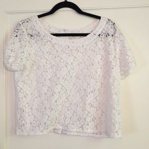 Nordstrom white lace shirt!!
