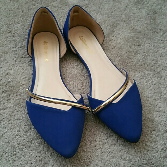 cobalt blue flats